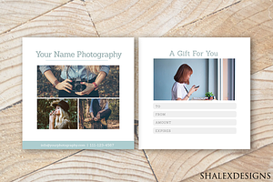 Gift Certificate White Template