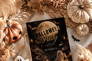 Spooky Gothic Halloween Party Design, an Invitation Template by Arslan (Thumbnail 5 of 5)