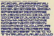 Rose Space - Futuristic Font, a Sans Serif Font by 177Studio (Thumbnail 8 of 8)