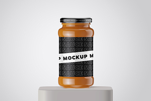 Food Jar Mockup