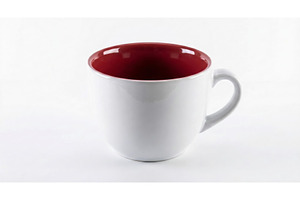 Red-Inside White Cup, an Object Illustration by CREATIVEDEF