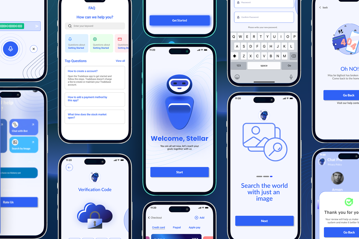 Ai chat pro | AI Chatbot UI Kit, an UI Kit Template by Sufian Masood (Photo 6 of 6)
