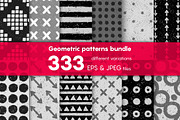 Geometric patterns bundle, a Pattern Graphic by Anastasia Koba (Thumbnail 1 of 16)