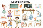 School Life Clipart Bundle, an Illustration by PassionPNGcreation (Thumbnail 2 of 11)