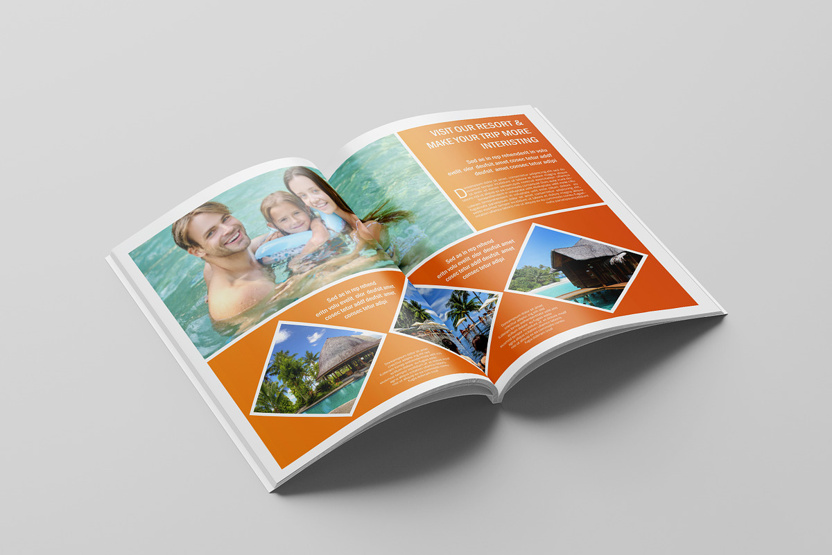 Travel Agency Brochure Template, a Magazine Template by retrographix (Photo 4 of 11)