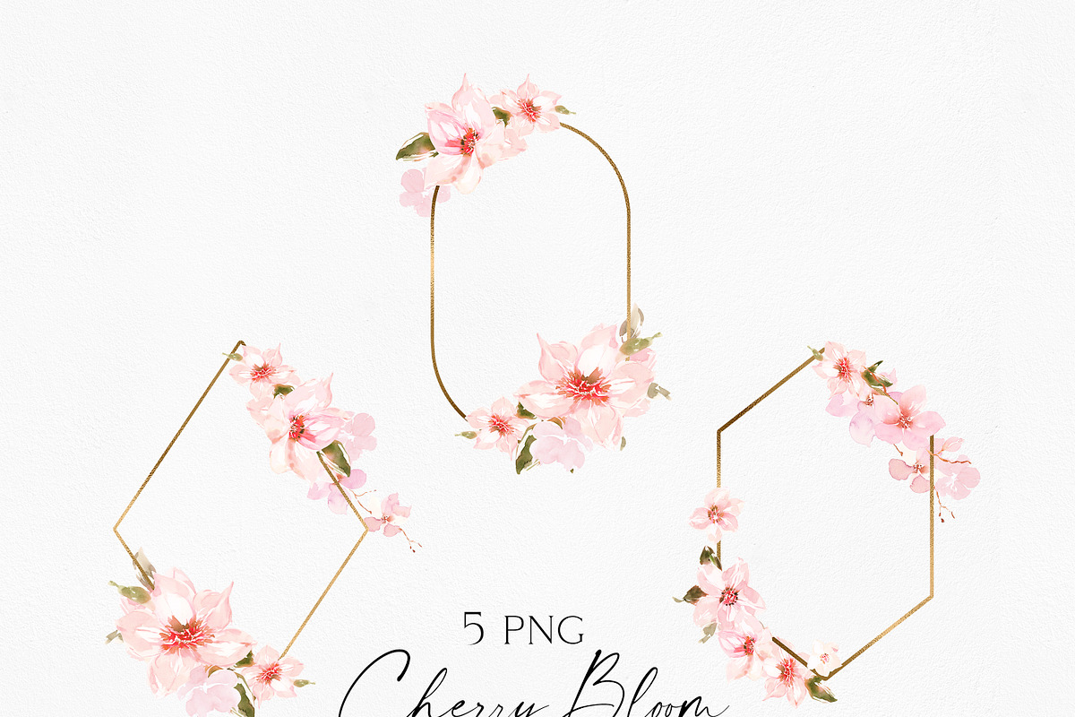 Watercolor Cherry Blossom, an Illustration by Olga Koelsch (Photo 5 of 9)