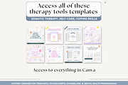 Mental health bundle Canva template, a Social Media Template by Cate Creates (Thumbnail 3 of 12)