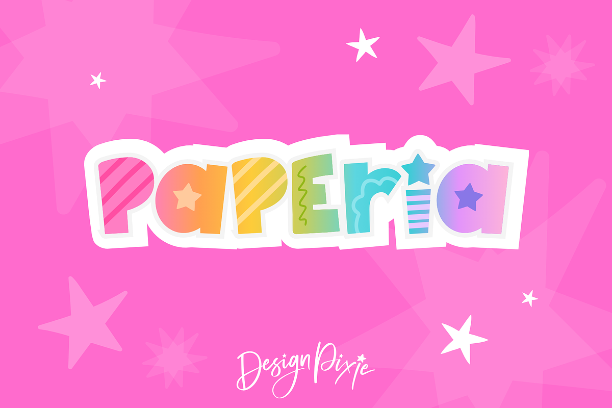 Paperia Font, a Handwritten Font by Design Pixie (Photo 1 of 11)