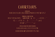 Courteous // Elegant Serif, a Serif Font by Motokiwo (Thumbnail 10 of 11)