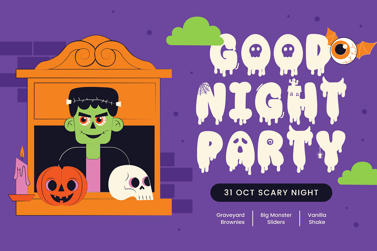 Spooky Halloween - Halloween Font, a Handwritten Font by Umitype (Photo 4 of 9)