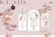 Bohemian Leaves & Orchids, a Decorative Illustration by Collection by VY (Thumbnail 2 of 11)
