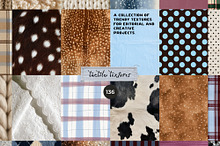 Tactile Textures: Deer, Plaid, Paper by  in Graphics
