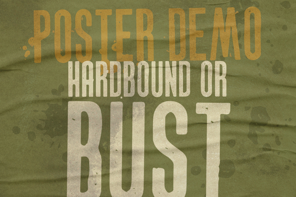 Hardbound | Tall Book Font, a Sans Serif Font by Artifact Bazaar (Photo 7 of 7)
