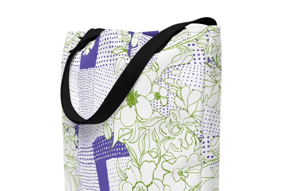 Floral Disruption – Green & Violet, an Illustration by kraalikaacreations (Photo 7 of 7)