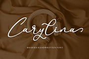 Carylina, a Handwritten Font by Letterafa Studio (Thumbnail 1 of 9)