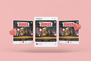 Burger Restaurant Flyer Design, a Flyer Template by YUDesignStore (Thumbnail 3 of 6)