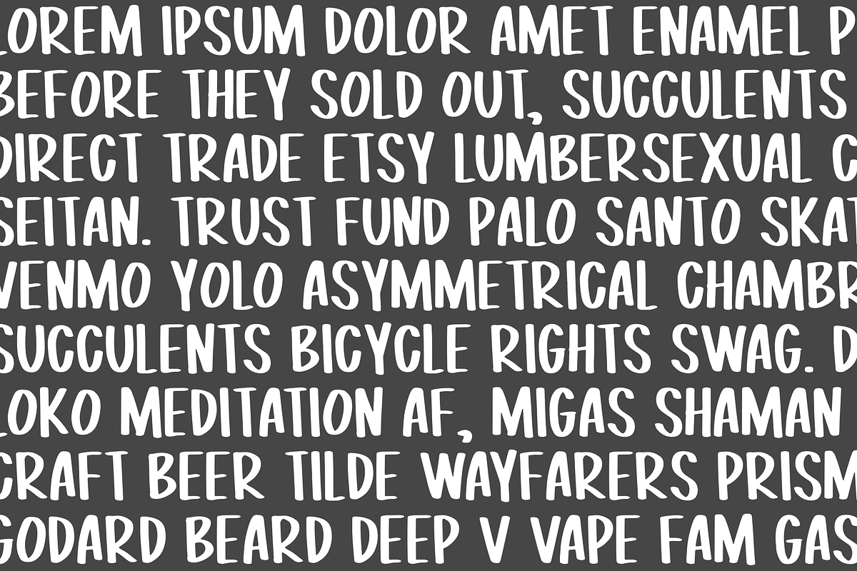 Pinta — A Handpainted Font preview 4