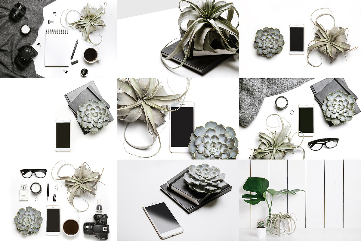 Black & Green photo bundle, an iPhone Mockup by KateAedon (Photo 2 of 3)