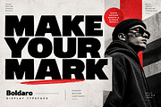 Boldaro – Bold Display Typeface, a Slab Serif Font by Wow Magic (Thumbnail 3 of 5)