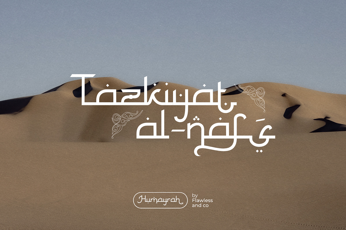 Humayrah - Ramadhan Arabic Font, a Handwritten Font by Flawless And Co (Photo 6 of 10)