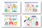 10 Respiratory Infection Vector, a Healthcare Illustration by denayunebgt (Thumbnail 3 of 4)