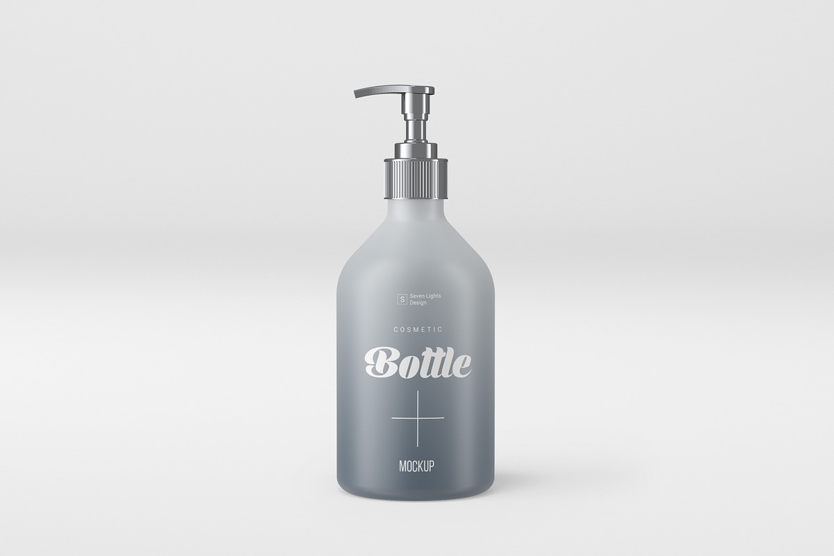 Cosmetic Bottle Mockup #3, a Cups & Container Mockup by Seven Lights (Photo 3 of 9)