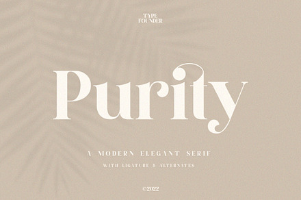 Purity - Modern Ligature Font