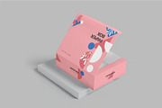 Wide Rectangular Paper Box Mockups, a Packaging Mockup by megostudi0 (Thumbnail 4 of 7)