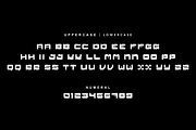 Ironga - Futuristic Font, a Sans Serif Font by QR Design Studio (Thumbnail 5 of 11)