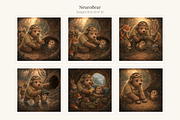 NeuroBear Storybook Set of 30, an Animal Illustration by LanternkinStudio (Thumbnail 9 of 14)