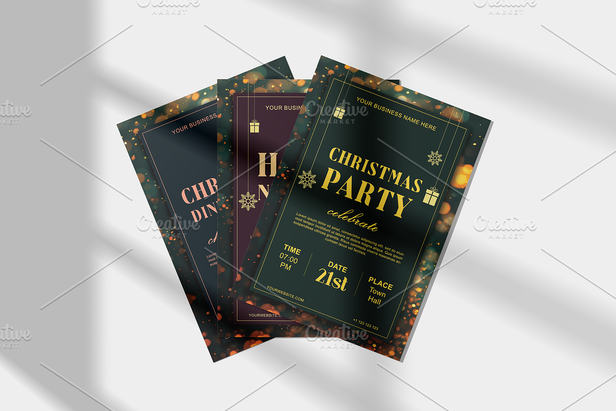 Festive Flyer, a Flyer Template by Tzochko (Photo 5 of 5)