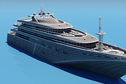3D Super Yacht, a Cars & Vehicle 3D Model by Giimann (Thumbnail 6 of 7)