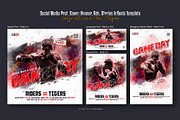 Boxing Social Media Post Template, a Social Media Template by Creative_View (Thumbnail 3 of 8)