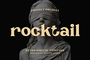Rocktail – Retro Serif Display Font, a Serif Font by Artiveko (Thumbnail 1 of 8)