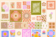 1160+ Groovy Posters Patterns Bundle, a Decorative Illustration by Julia Dreams (Thumbnail 10 of 14)