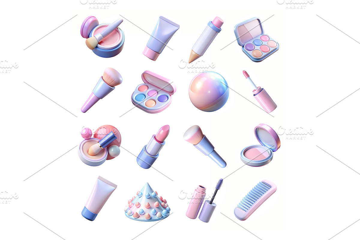 Cute glossy make up beauty icons, an Icon by Bunny's Little Shop (Photo 2 of 2)