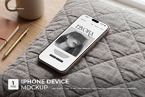 Elvora - iPhone Device Mockup