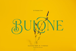 Bulone Typeface