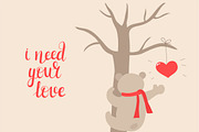 Bear in Love, a Decorative Illustration by BerryCaty (Thumbnail 13 of 15)
