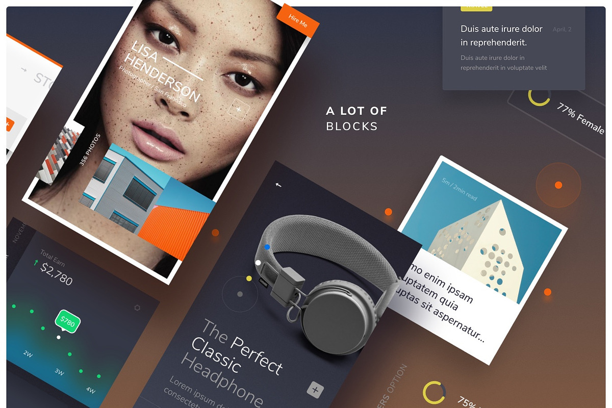 XD UI Kit, a Templates & Theme by UI8 (Photo 3 of 5)