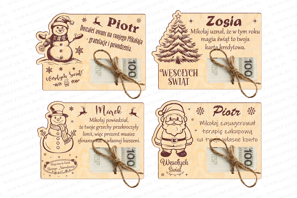 Laser Christmas voucher for money, a Pattern Graphic by MegaPrezencik (Photo 4 of 7)