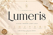 Lumeris – Luxury Modern Serif Font, a Serif Font by Wow Magic (Thumbnail 3 of 6)