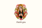 Watercolor Frames Autumn Clipart, an Object Illustration by Pattern + watercolor (Thumbnail 10 of 10)