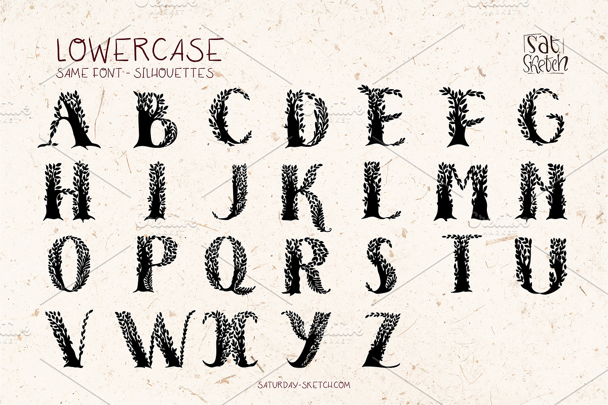 Dark Forest Uppercase Font, a Font by saturday.sketch (Photo 4 of 10)