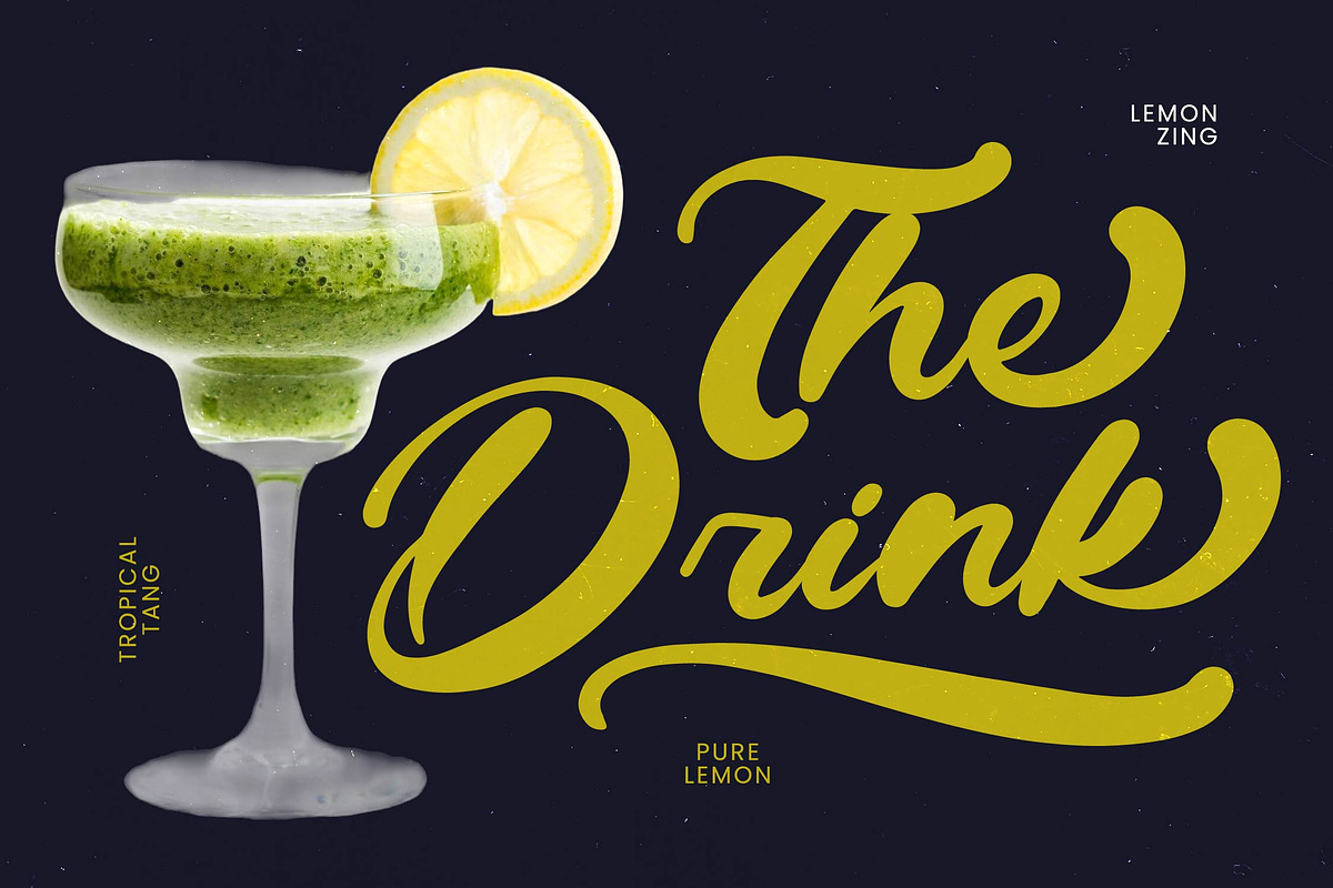 Drink South Bold Calligraphy Font, a Script Font by Letterena Studios Script (Photo 9 of 20)