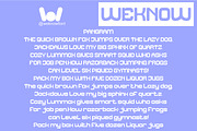 Futuristic Clean font, a Sans Serif Font by weknow (Thumbnail 6 of 8)