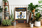Folk Art Karaoke Flyer Template, a Flyer Template by Hole Hope Design (Thumbnail 2 of 5)