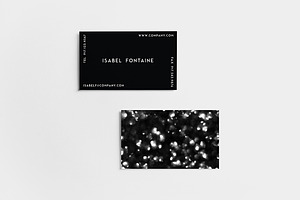 Bokeh Noir Business Card II