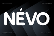 Nevo – Modern Logo Typeface, a Sans Serif Font by overlaytemplates (Thumbnail 1 of 5)