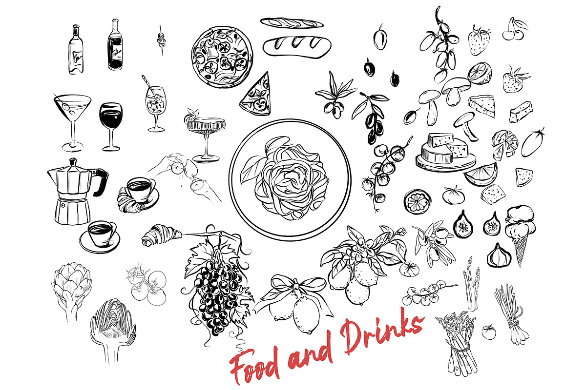 Italian Summer Clipart, a Graphic by HabitusDesigns (Photo 6 of 6)